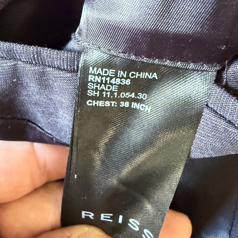 Reiss Black Sport Coat Blazer - Picture 7 of 7